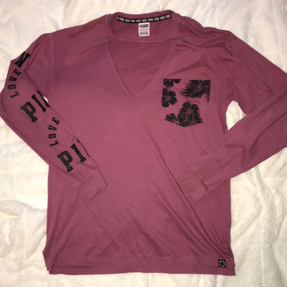 PINK Long Sleeve Tee